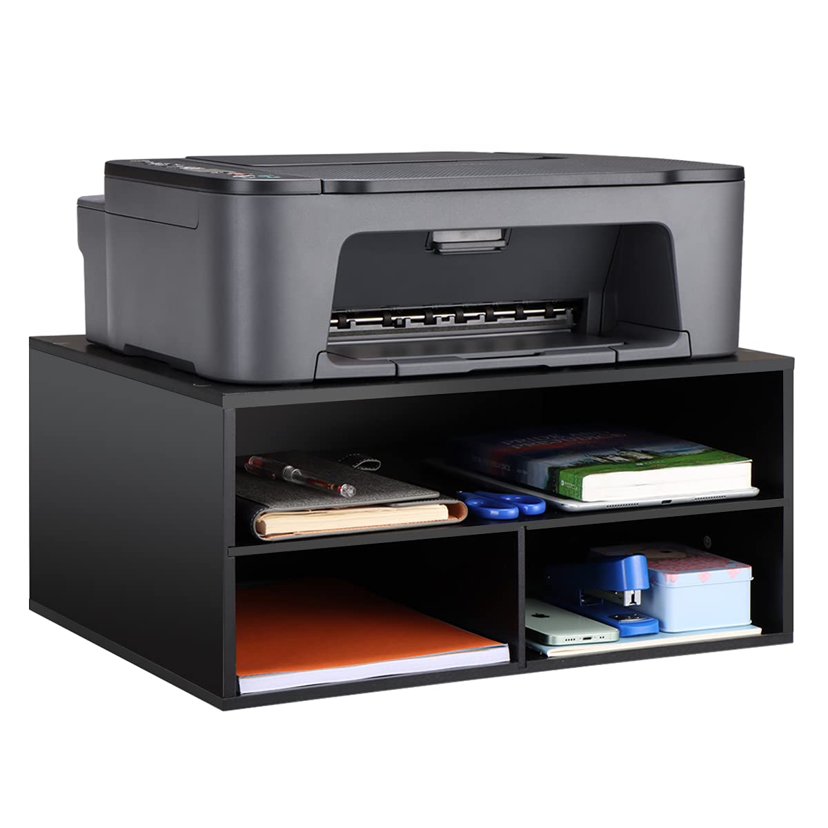 Printer Stand for Desk - 2 Tier Desktop Printer Stand - Image 1