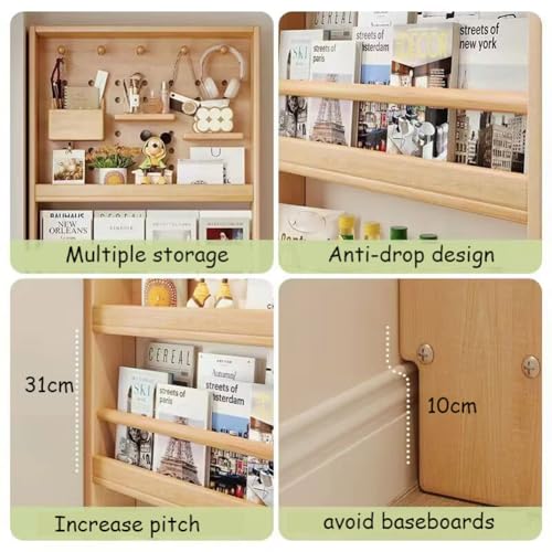 Narrow Storage Rack Behind The Door 3-4Tier,Behind The Door - Image 5