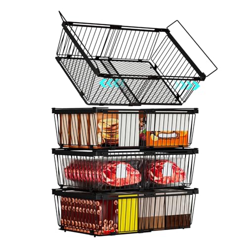 Large Freezer Organizer Bins for 10 to 20 Cu.Ft,Leak-Proof Bottom - Image 2