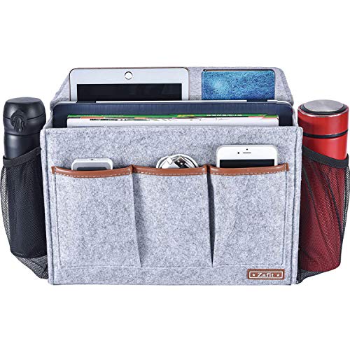 Zafit Bedside Caddy, Large Size Storage Organizer with 8 Pockets - Image 3