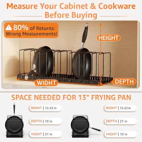Cutting Board and Baking Sheet Organizer for Cabinet - Image 7