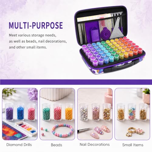 ZORETCO Diamond Painting Storage Case, 60 Slots Diamond - Image 7