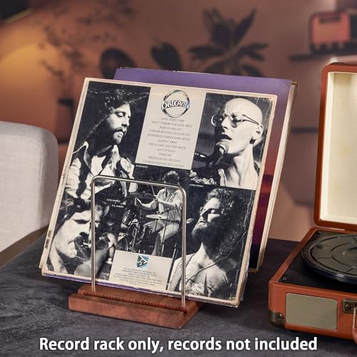 LiTY Solid Wood Vinyl Record Stand, Multi-Purpose Vinyl - Image 4