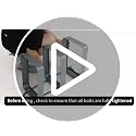NEWBULIG 3-Tier Metal Rolling Cart with Lockable Wheels, Heavy - Image 8