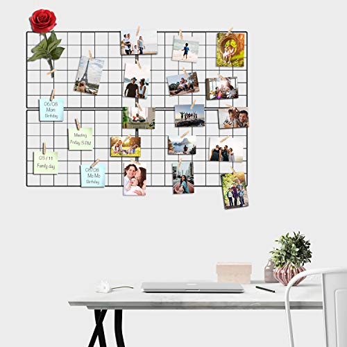 Wire Wall Grid Panel for Photo Display, DIY Iron Picture Frames - Image 3