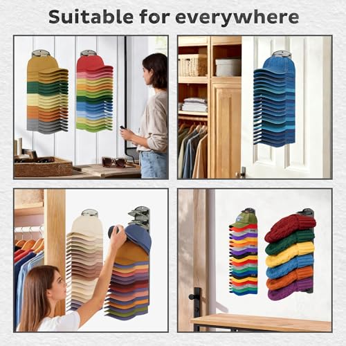 Spring Clip Hat Organizer Hold Storage 40 Caps | Home Organization - Image 7