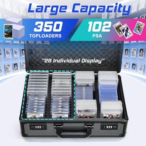 Graded Card Case with Individual Slots Storage Box | Home Organization - Image 4