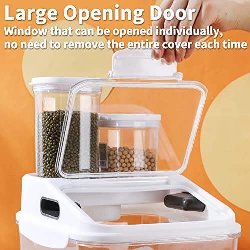 5.5LB Dog Food Storage Container, Airtight Pet Treat Bin - Image 3