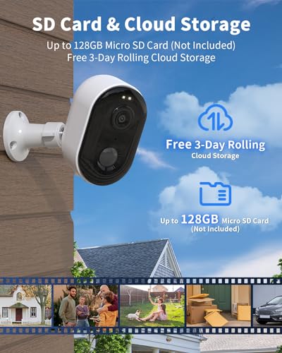 Security Cameras Wireless Outdoor, Battery Powered 2k Color Night - Image 7