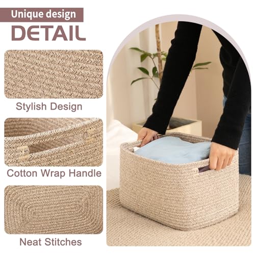 OIAHOMY 4 Pack Storage Baskets for Organizing 15L Cube - Image 5