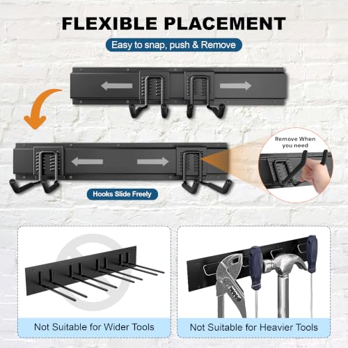Garage Tool Organizer Wall Mount, 80 Inch Heavy Duty | Garage Storage - Image 5