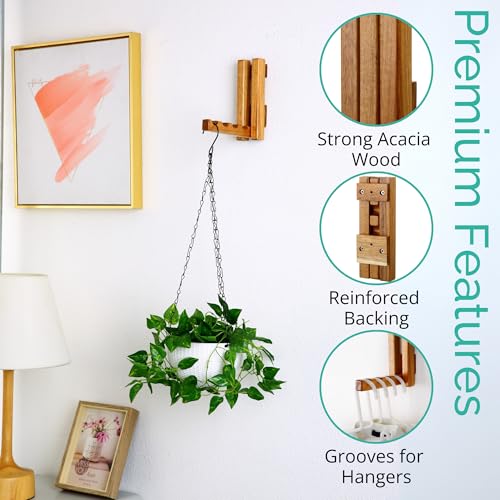 Clothes Drying Rack Wall Mounted, Foldaway Clothes Rail - Image 5