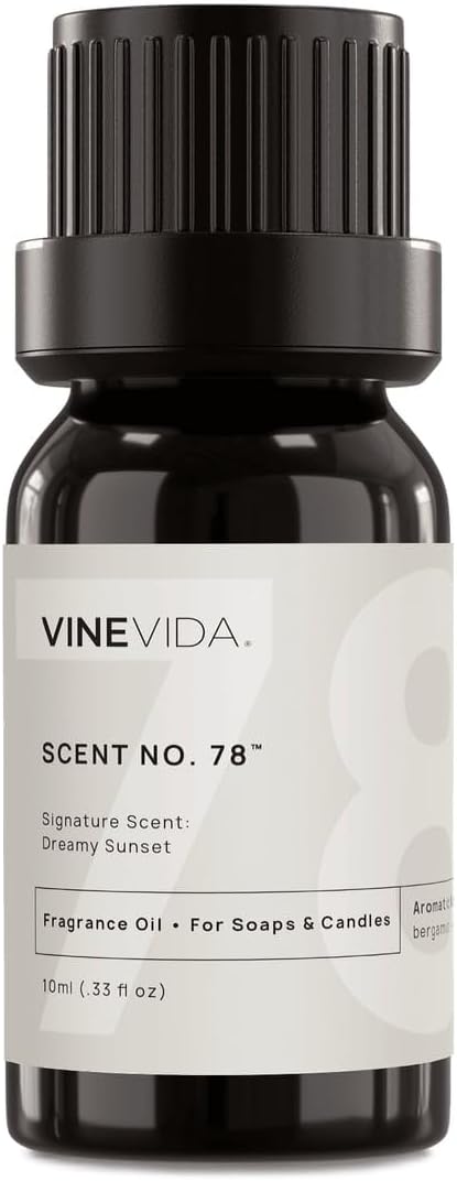 VINEVIDA Scent No.78-0.33oz Natural Fragrance Oil for Candle & Soap Making - Made in USA