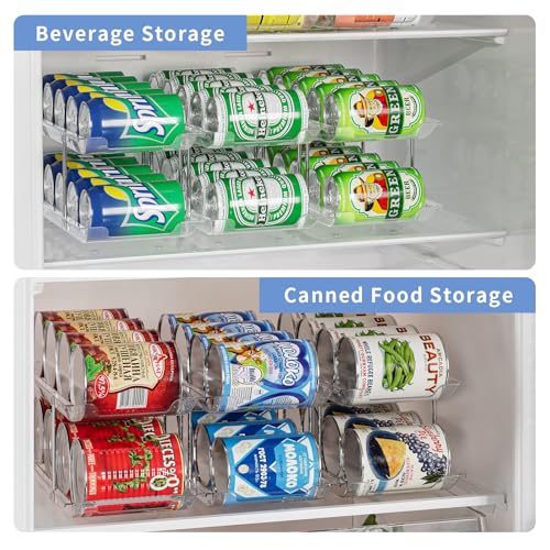Jsyrjing Can Organizer for Pantry, 3-Tier Stackable Can Dispenser - Image 5