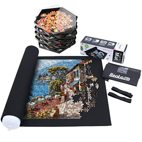 Becko Puzzle Mat + 8 Puzzle Sorting Trays - Image 2