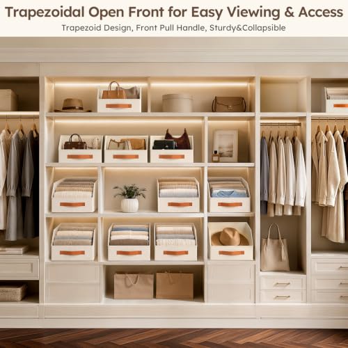 Homsorout Fabric Storage Bins for Organizing - 4 Pack - Image 3