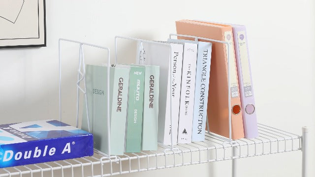 Wire Shelf Dividers, White, 12" Deep, 12" Height, 8 Pack - Image 8