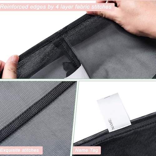4 Pack Mesh Travel Laundry Bag 16" x 20"Extra Large Dirty Clothes - Image 5