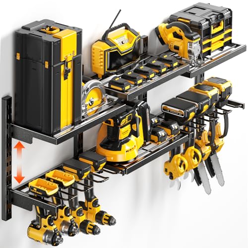 Large Modular Power Tool Organizer Wall Mount With 6 - Image 2