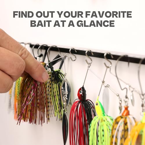 VEYWANE Fishing Lure Display Storage Racks, 15" Wall Mount - Image 3