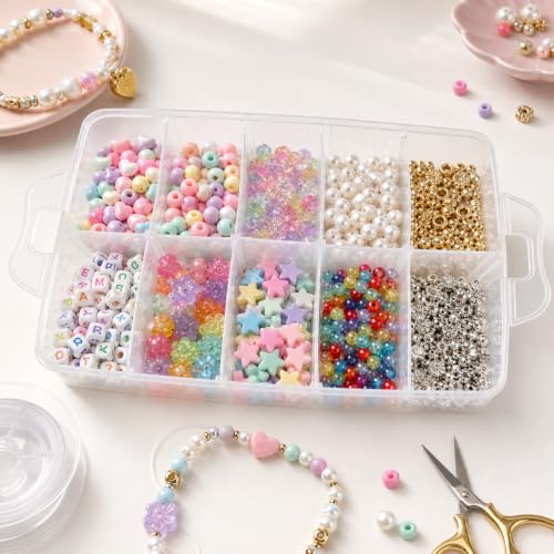 Guyuyii Bead Organizer, 3-Tier with 30 Adjustable Compartments - Image 5