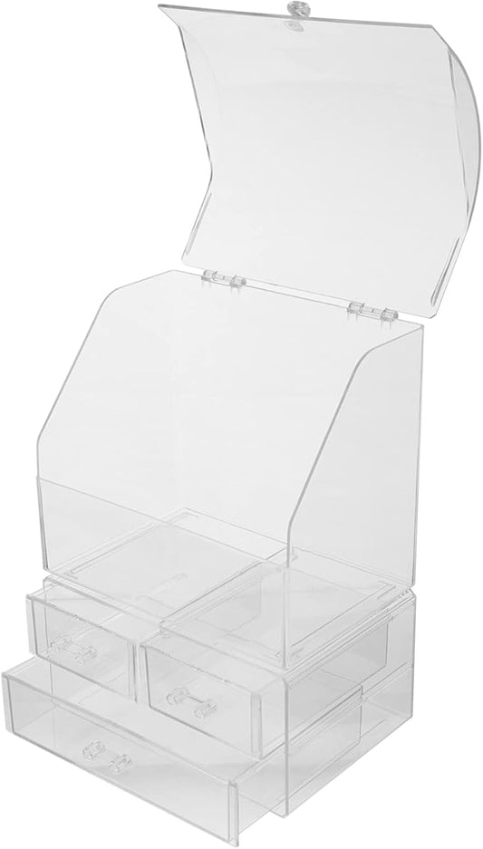 Cosmetic Storage Boxes Dividers Makeup Display Box Tabletop Organizer for Beauty Products