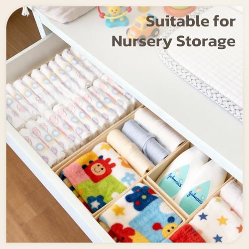 Drawer Organizer, 16 Pack Baby Dresser Organizer for Nursery - Image 6