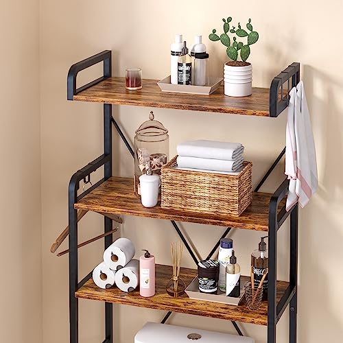 Over The Toilet Storage Rack with 3-Tier Bathroom Shelves - Image 6