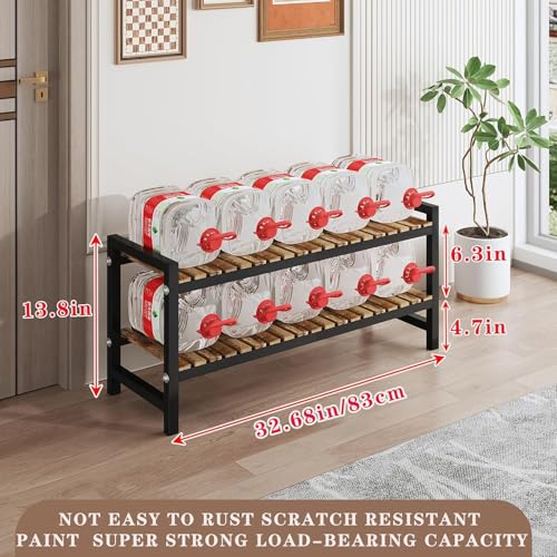 Shoe Rack Organizer for Small Spaces 2Tier Long Narrow Shoe - Image 3