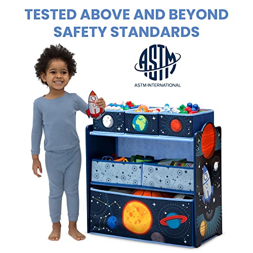 Delta Children Space Adventures Design & Store 6 Bin Toy - Image 6