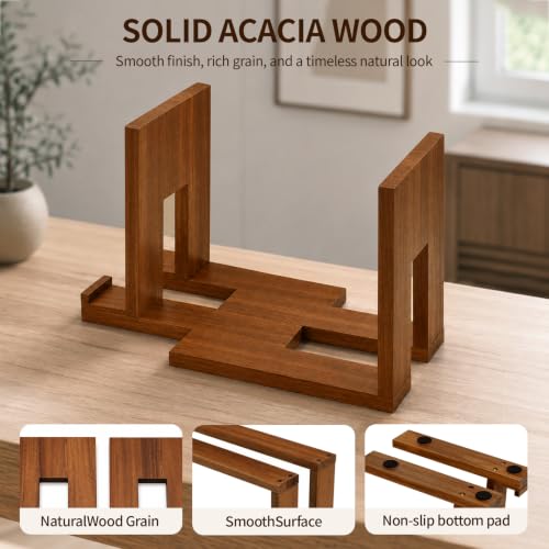 Vinyl Record Stand With Now Playing Display, Adjustable Solid - Image 7