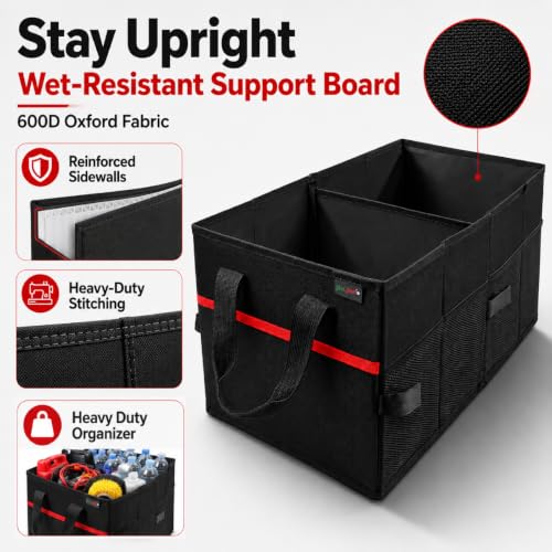 PAT SAM'S Collapsible Trunk Organizer for SUV | Home Organization - Image 4