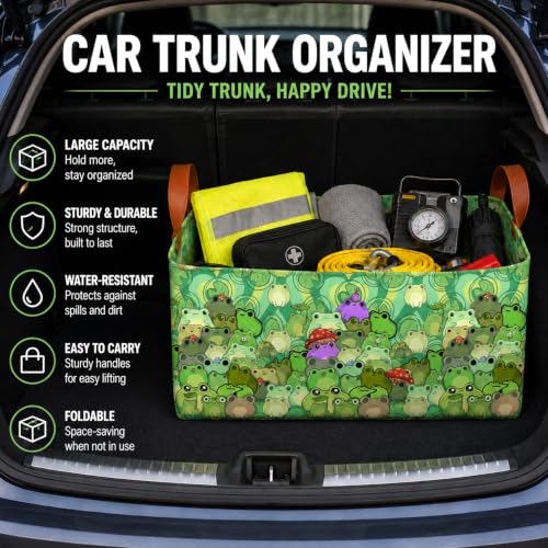 Flower Car Trunk Organizer 20L Collapsible Auto Storage - Image 4
