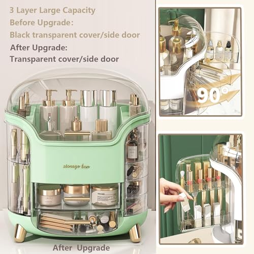 Omeily Makeup Organizer Countertop Vanity Cosmetic Skincares - Image 4