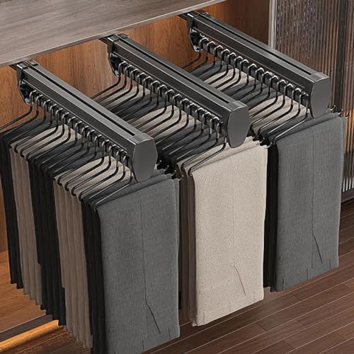 Pull Out Valet Rod for Pants Hangers, Top Mounted | Home Organization - Image 3