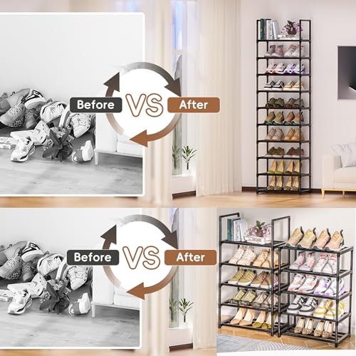 Shoe Rack - Sturdy Metal Shoes Storage Organizer | Home Organization - Image 5