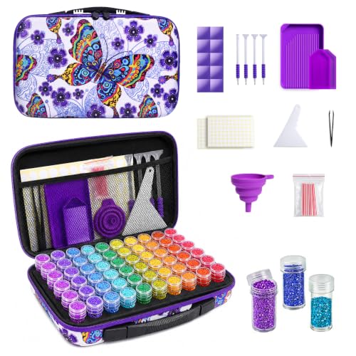 ZORETCO Diamond Painting Storage Case, 60 Slots Diamond - Image 2