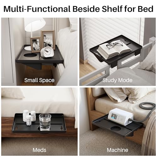 JOYMOOP Clip-On Bedside Shelf for Bunk Beds, Dorm Room Essentials - Image 7