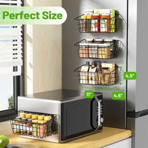 Ofiray-home Magnetic Shelf for Fridge, Seasoning Organizer - Image 5