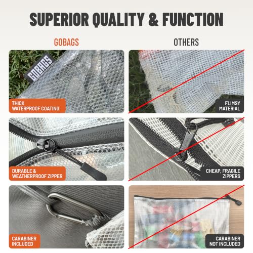 GOBAGS Air Production Multi-Size Clear Zipper Pouch | All Products - Image 7