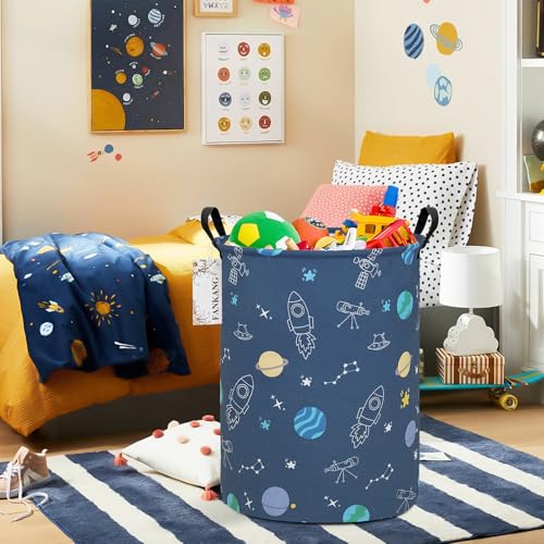 Storage Bin Foldable Nursery Organizer Basket Space - Image 4