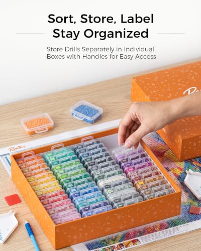 Redtwo 60pcs 2026 Version Diamond Painting Storage Container - Image 3