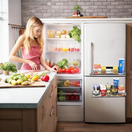 Bruda 2 Pack Large Magnetic Shelves Spice Rack Organizer - Image 6
