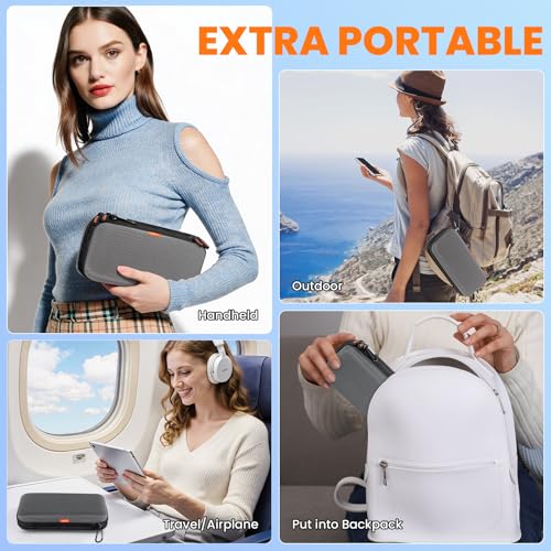 Double-Layer Electronics Organizer Travel Case, Multiple Pockets - Image 7