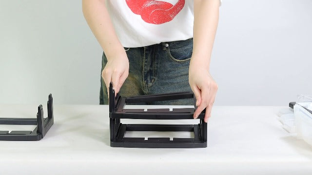 BYCY Plastic Stackable Storage 4 Drawers, White Bath | All Products - Image 7