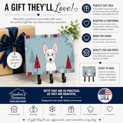 Caroline's Treasures BB1722TH68 Winter Holiday Westie - Image 8