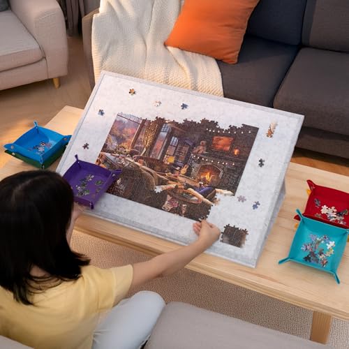 Lavievert 1000 Piece Tilting Puzzle Board with 2-in-1 - Image 3