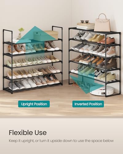 SONGMICS Shoe Rack, 5-Tier Shoe Organizer, Metal Storage Shelf - Image 5