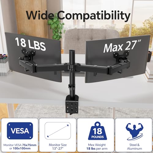 Simple Trending Dual Monitor Stand, Monitor Arm - Image 3