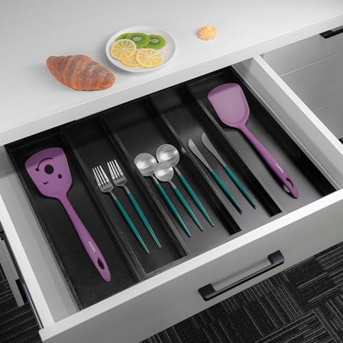 Utoplike Bamboo Drawer Organizer Kitchen Utensils, S | All Products - Image 3